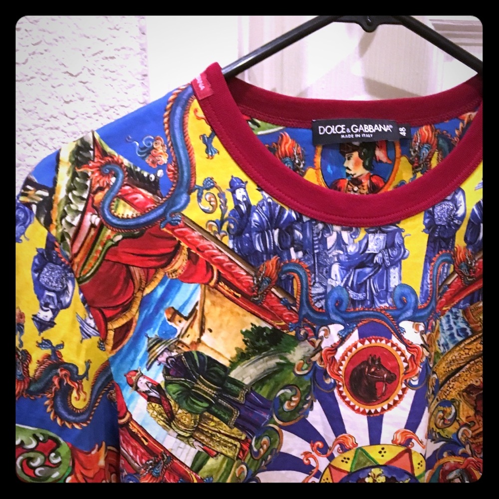 Men’s Dolce & Gabbana Carretto siciliano print